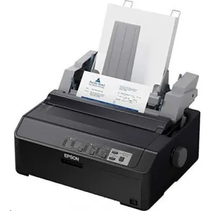 Ihličková tlačiareň EPSON LQ-590IIN, A3, 24 ihiel, vysoká rýchlosť návrhu 550 znakov/s, 1+6 kópií, USB 2.0, ETHERNET