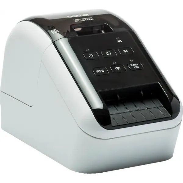 BROTHER tlačiareň štítkov QL-810W - 62mm, termálna, USB WIFI Profi tlačiareň štítkov /pri zakúpení DK-22251 tlač červená
