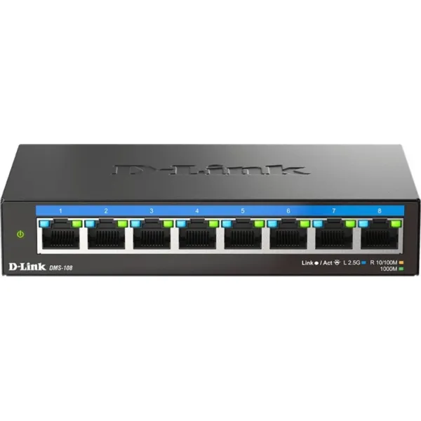 D-Link DMS-108/E 8-Port Multi-Gigabit Unmanaged Switch