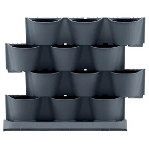 Prosperplast Kvetináč CASCADE Garden 685x190x546 mm, vertikálny, kaskádový, antracit 255571
