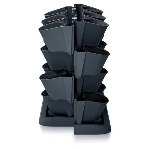 Prosperplast Kvetináč CASCADE Garden 685x190x546 mm, vertikálny, kaskádový, antracit 255571