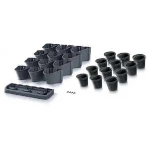 Prosperplast Kvetináč CASCADE Garden 685x190x546 mm, vertikálny, kaskádový, antracit 255571