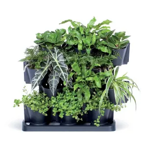Prosperplast Kvetináč CASCADE Garden 685x190x546 mm, vertikálny, kaskádový, antracit 255571
