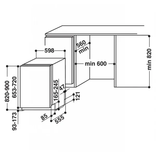 Whirlpool WIC 3C26F