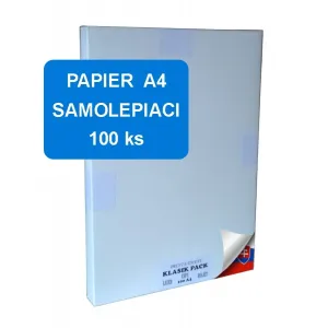 Samolepiaci papier 100 listov A4 (210 x 297 mm)