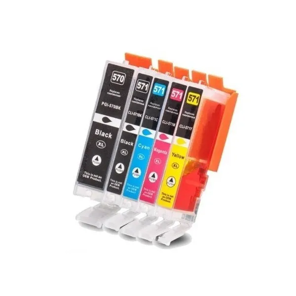 Canon PGI570 + CLI571 XL (5-pack) kompatibilné kazety