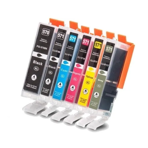 Canon PGI570 + CLI571 XL (6-pack) kompatibilné kazety