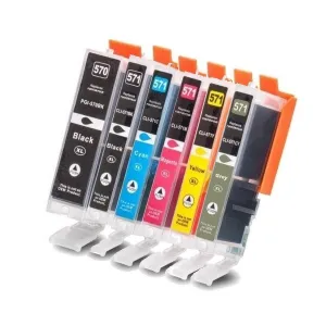 Canon PGI570 + CLI571 XL (6-pack) kompatibilné kazety