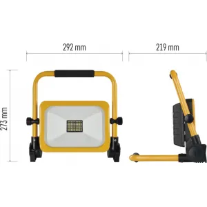 EMOS Lighting LED reflektor ACCO nabíjací prenosný, 30 W studená biela