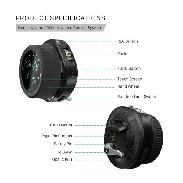 Tilta Nucleus Nano II Wireless Lens Control System 27671