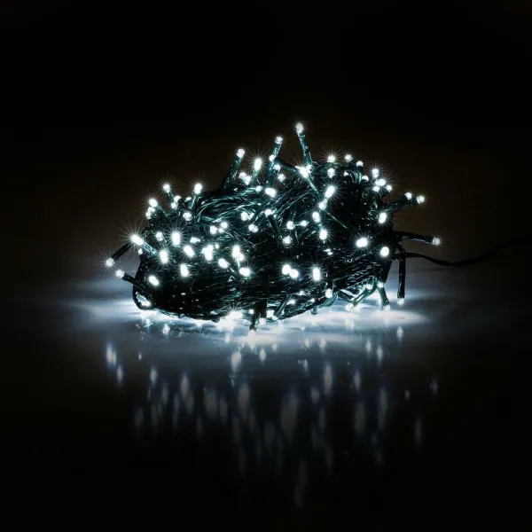 RETLUX reťaz 50LED 5+5m CW TM