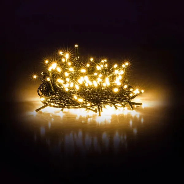 RETLUX reťaz 50LED 5+5m WW TM