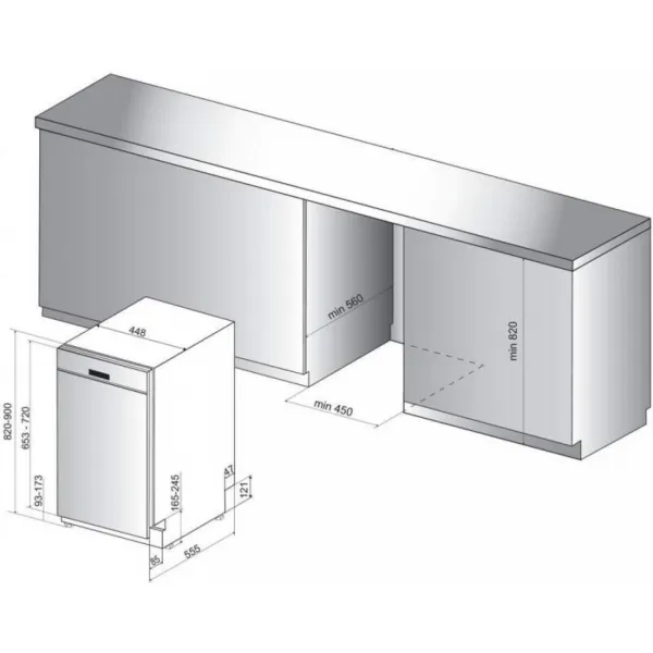 Whirlpool WSBO 3O34 PF X