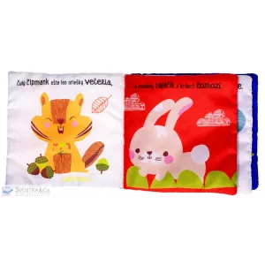 Petite Boutique Malí priatelia, látková knižka