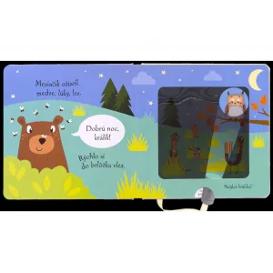 Dobrú noc, medvieďa! Kniha s kúzelnou baterkou