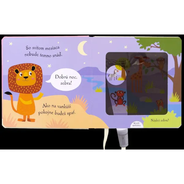 Dobrú noc, levíča! Kniha s kúzelnou baterkou