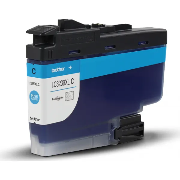 BROTHER LC-3239-XL (LC3239XLC), originálna cartridge, azúrová, 5000 strán, Pre tlačiareň: BROTHER MFC-J5945DW, BROTHER MFC-J6945DW, BROTHER