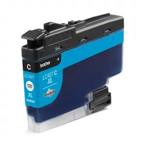 BROTHER LC-427-XL (LC427XLC), originálna cartridge, azúrová, 5000 strán