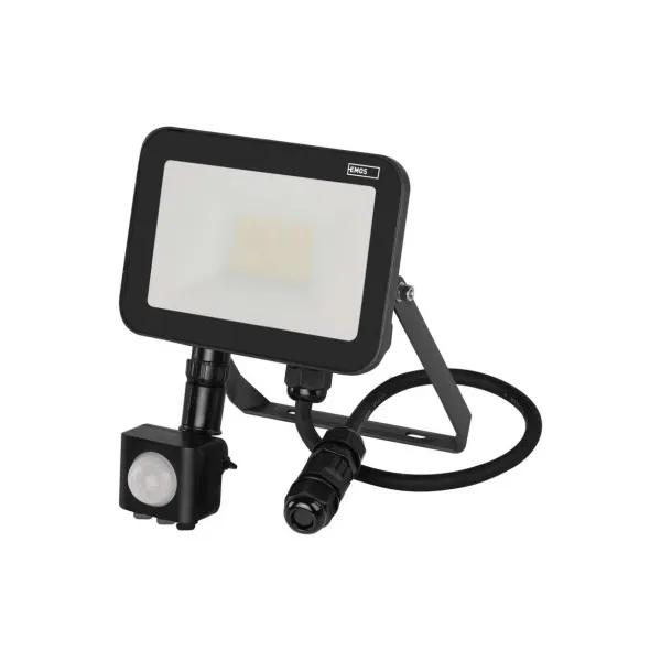 EMOS Lighting LED reflektor INOVO s pohybovým čidlom, 20W neutrálna biela