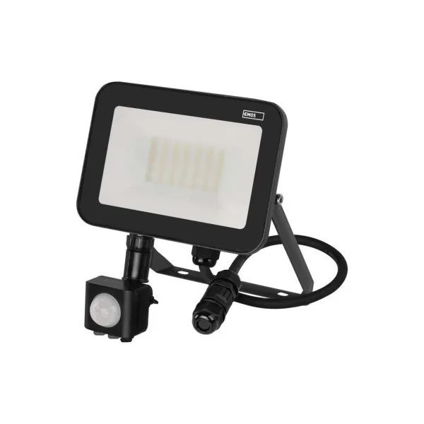 EMOS Lighting LED reflektor INOVO s pohybovým čidlom, 30W neutrálna biela