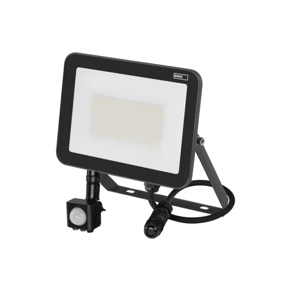 EMOS Lighting LED reflektor INOVO s pohybovým čidlom, 50W neutrálna biela