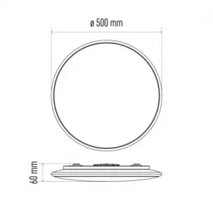 LED stropné svietidlo Emos Alvi ZM5166 36W