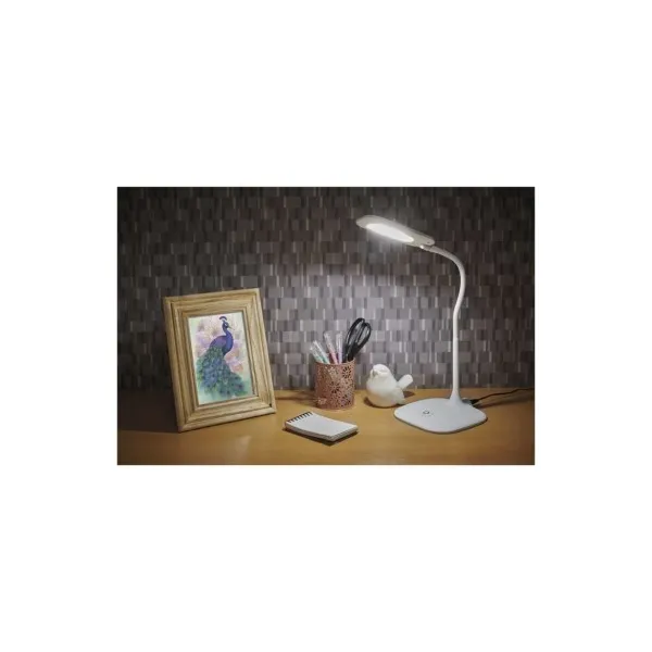 EMOS LED stolná lampa STELLA, biela