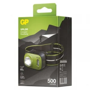 CREE LED nabíjacia čelovka GP Xplor PHR17, 500 lm