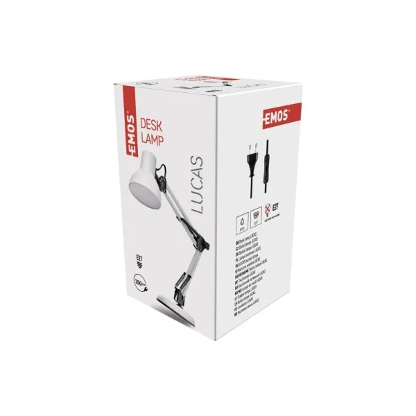 Stolná lampa Emos Lucas Z7609W