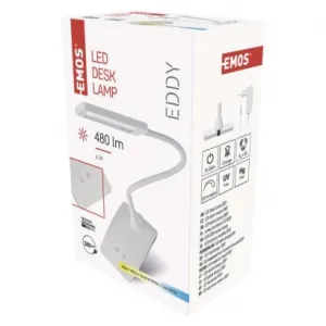 LED Stolná Lampa Solight Eddy Biela