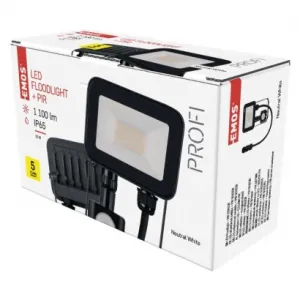 EMOS Lighting LED reflektor INOVO s pohybovým čidlom, 10W neutrálna biela