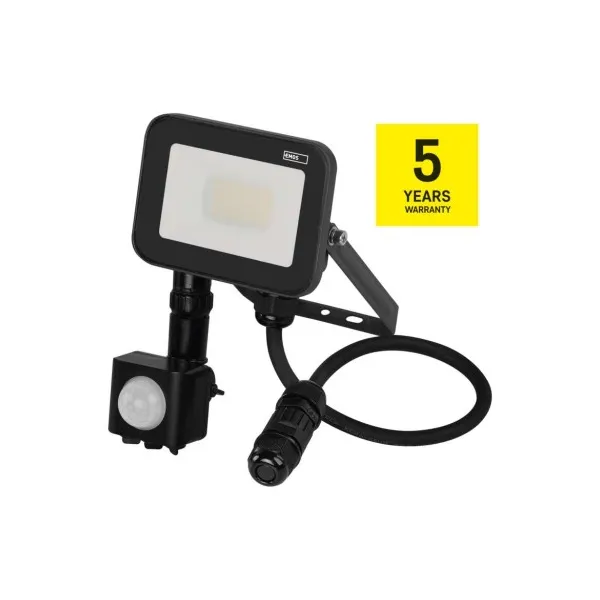 EMOS Lighting LED reflektor INOVO s pohybovým čidlom, 10W neutrálna biela