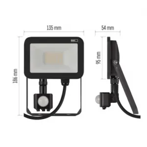 EMOS Lighting LED reflektor INOVO s pohybovým čidlom, 20W neutrálna biela