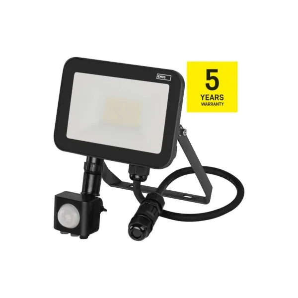 EMOS Lighting LED reflektor INOVO s pohybovým čidlom, 20W neutrálna biela
