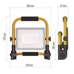 EMOS Lighting LED reflektor prenosný ILIO, 51W neutrálna biela