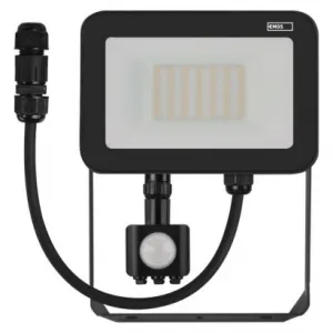 EMOS Lighting LED reflektor INOVO s pohybovým čidlom, 30W neutrálna biela