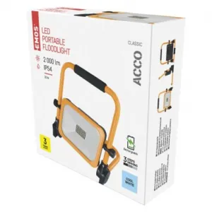 EMOS Lighting LED reflektor ACCO nabíjací prenosný, 20 W studená biela