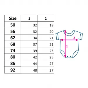 Body krátky rukáv New Baby Classic 50