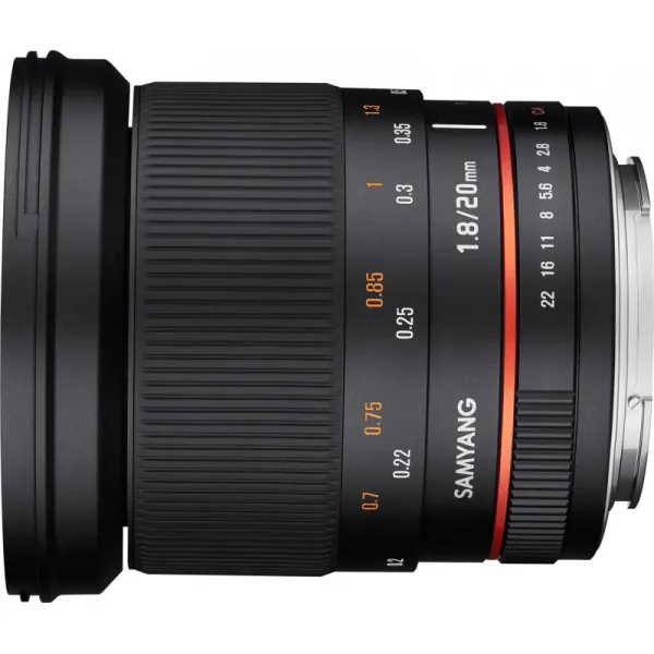 Samyang 20mm f/1.8 ED AS UMC Canon EF