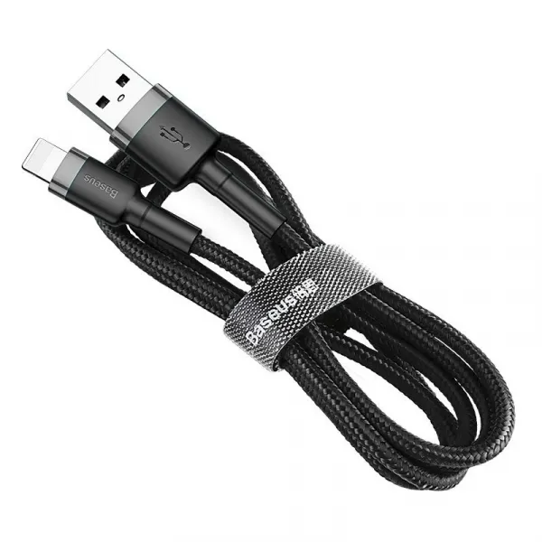 Baseus Cafule 2A 3m Lightning USB kábel (šedo-čierny) 020564
