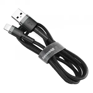 Baseus Cafule 2A 3m Lightning USB kábel (šedo-čierny) 020564