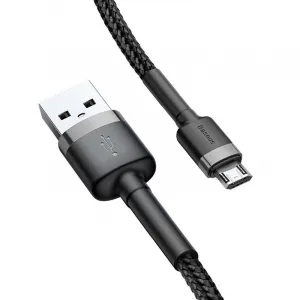 Baseus CAMKLF-CG1 Kábel Micro USB 2m, Čierny