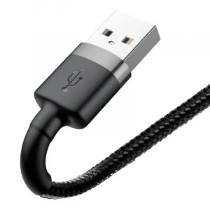 Baseus Cafule 2A 3m Lightning USB kábel (šedo-čierny) 020564