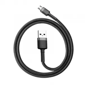 Baseus CAMKLF-CG1 Kábel Micro USB 2m, Čierny