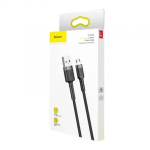 Baseus CAMKLF-CG1 Kábel Micro USB 2m, Čierny