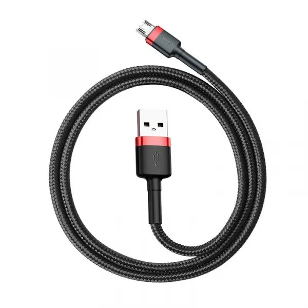 Kábel USB na Micro USB Baseus Cafule 1,5A 2m (červeno-čierny) 016544