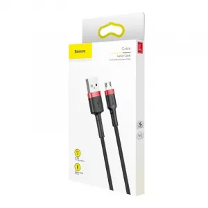 Kábel USB na Micro USB Baseus Cafule 1,5A 2m (červeno-čierny) 016544