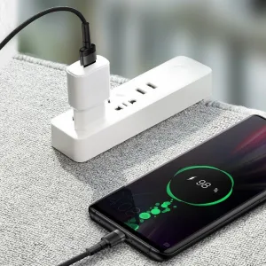 Baseus Cafule Huawei SuperCharge kábel USB na USB-C, QC 3.0, 5A 1m (čierno-sivý) 019259