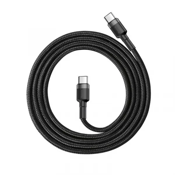 Baseus Cafule Datový Kábel USB-C 60W 1m Sivý