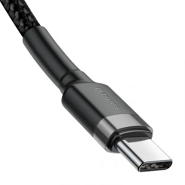 Baseus Cafule Datový Kábel USB-C 60W 1m Sivý